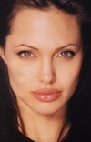 Angelina jolie face
